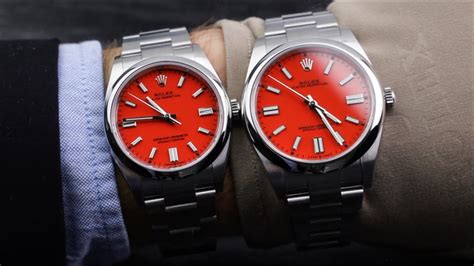 rolex oyster perpetual 36 vs 41